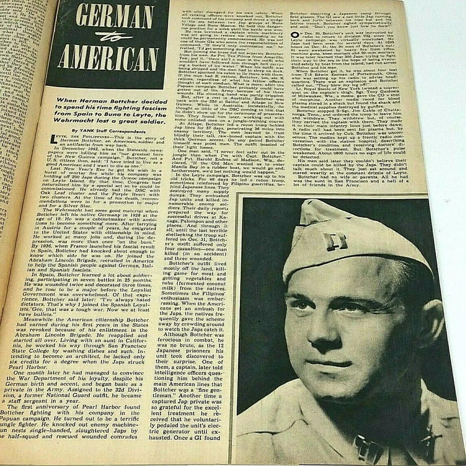 VINTAGE YANK MAGAZINE THE ARMY WEEKLY MARCH 4th, 1945 RUSSIAN GUARD - Image 4 of 4