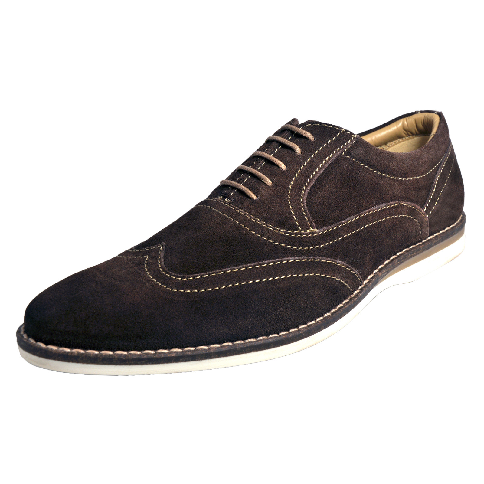 Base London Scheme Mens Suede Leather Smart Classic Formal Dress Shoes Brown Base London Scheme Mens Suede Leather Smart Classic Formal Dress Shoes Brown