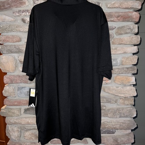 Adidas Golf Herren Ultimate365 SS einfarbig schwarz Poloshirt Large neu mit Etikett - Bild 3 von 3