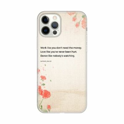Personalisierte Handy Hülle Weich Individuell Cover Zitate Design - QUO12