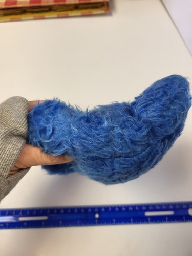 Vintage Sesame Street Cookie Monster And Oscar Plush Old - Picture 7 of 15