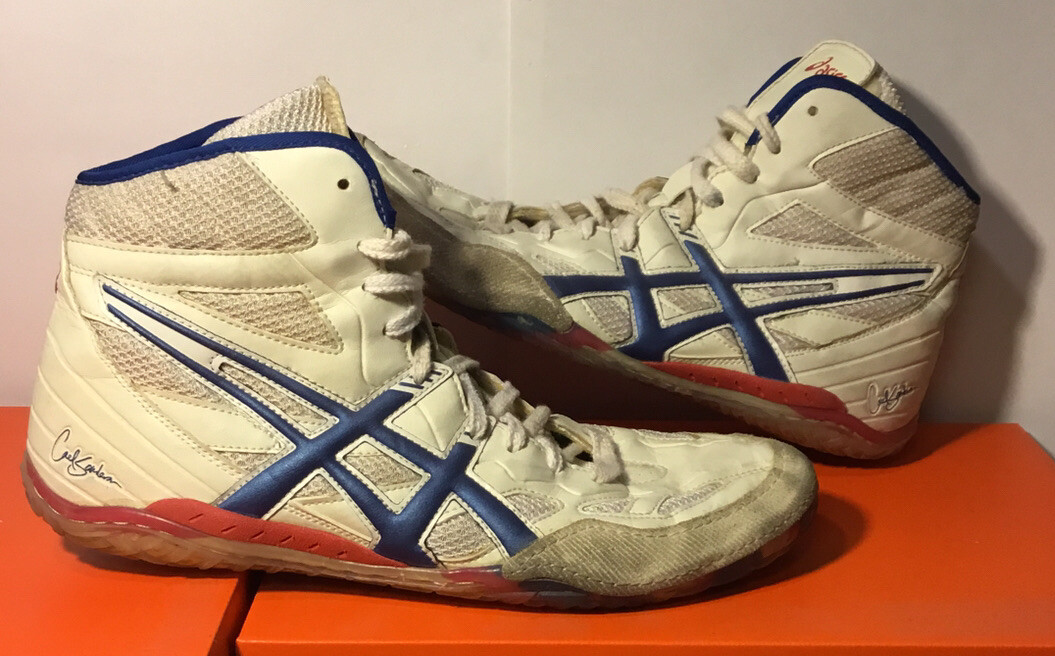 Vintage ASICS Cael Sanderson V2.0 RWB Wrestling Men's Shoes Size 11.5 Rare  JY501 | eBay