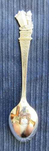 Sterling Souvenir Spoon of Santa Claus/Merry Christmas - Nativity Scene 5 7/8" - 第 4/7 張圖片