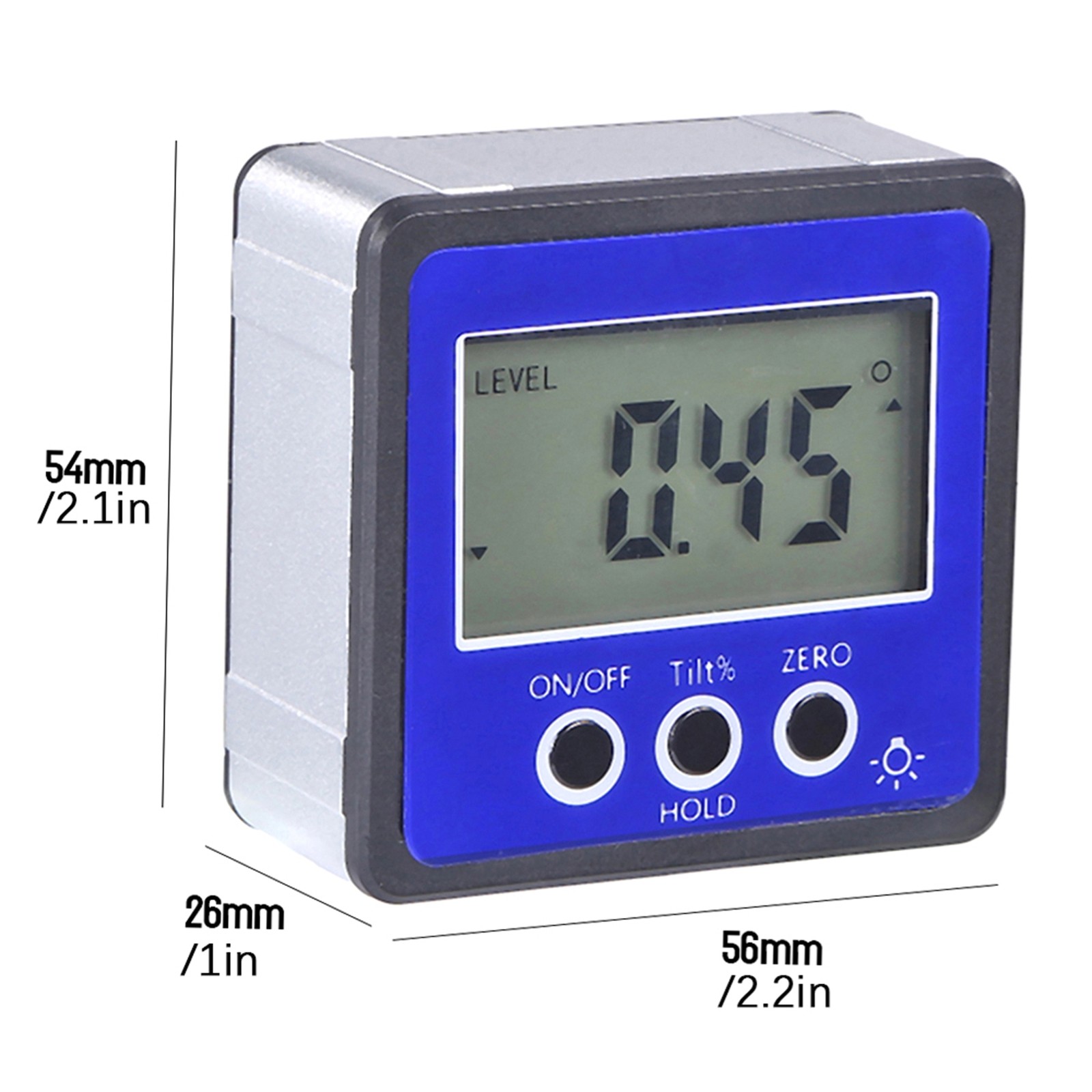 Horizontal Angle Meter Digital Protractor Inclinometer Electronic Level Box