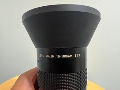 Canon TV Zoom Lens No. 141561 V6x16 16-100mm 1:1.9 | eBay