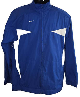 Nike Team Men s Blue Athletic Storm Dri Fit Jacket Size M BGM013B