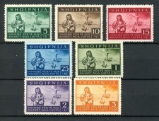 Okupacja II wojna światowa Albania: Mi.Nr.15/21 niestemplowane. Mi: 110,- (1)