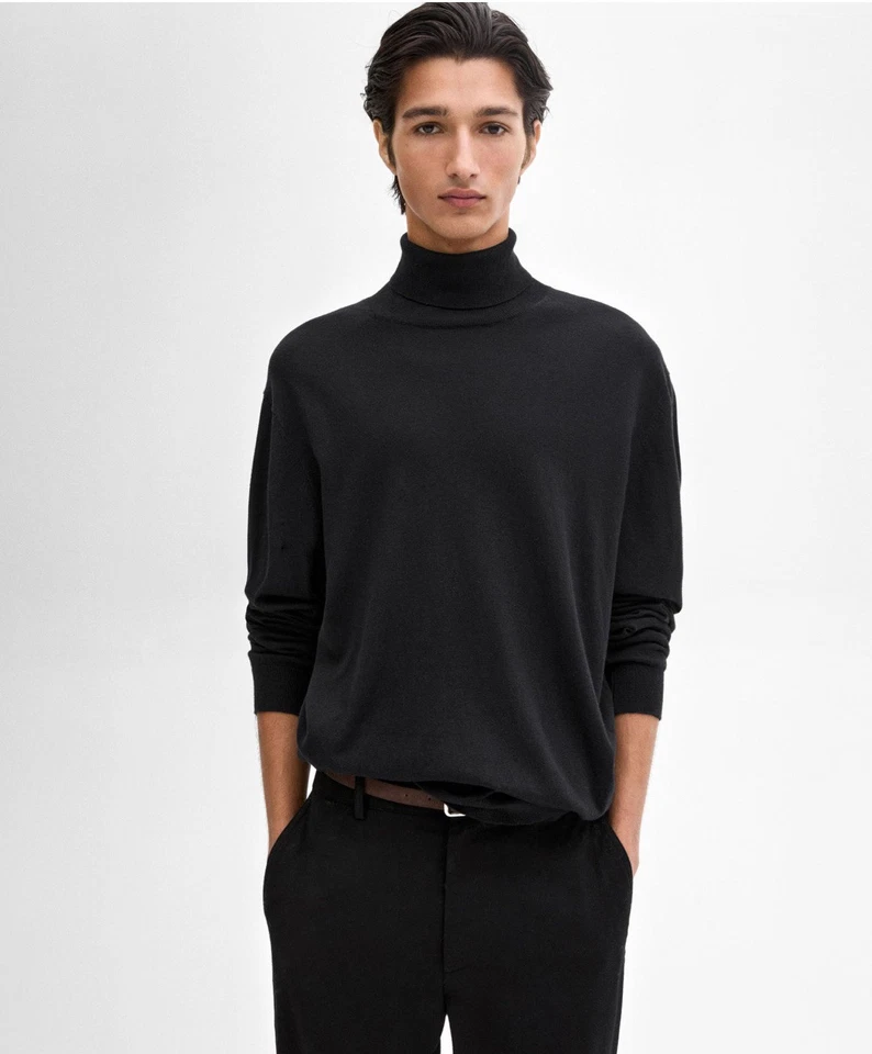 Suéter para mujer Mossimo Dutti cuello alto mezcla de cachemir talla XL Foto 3 de 4