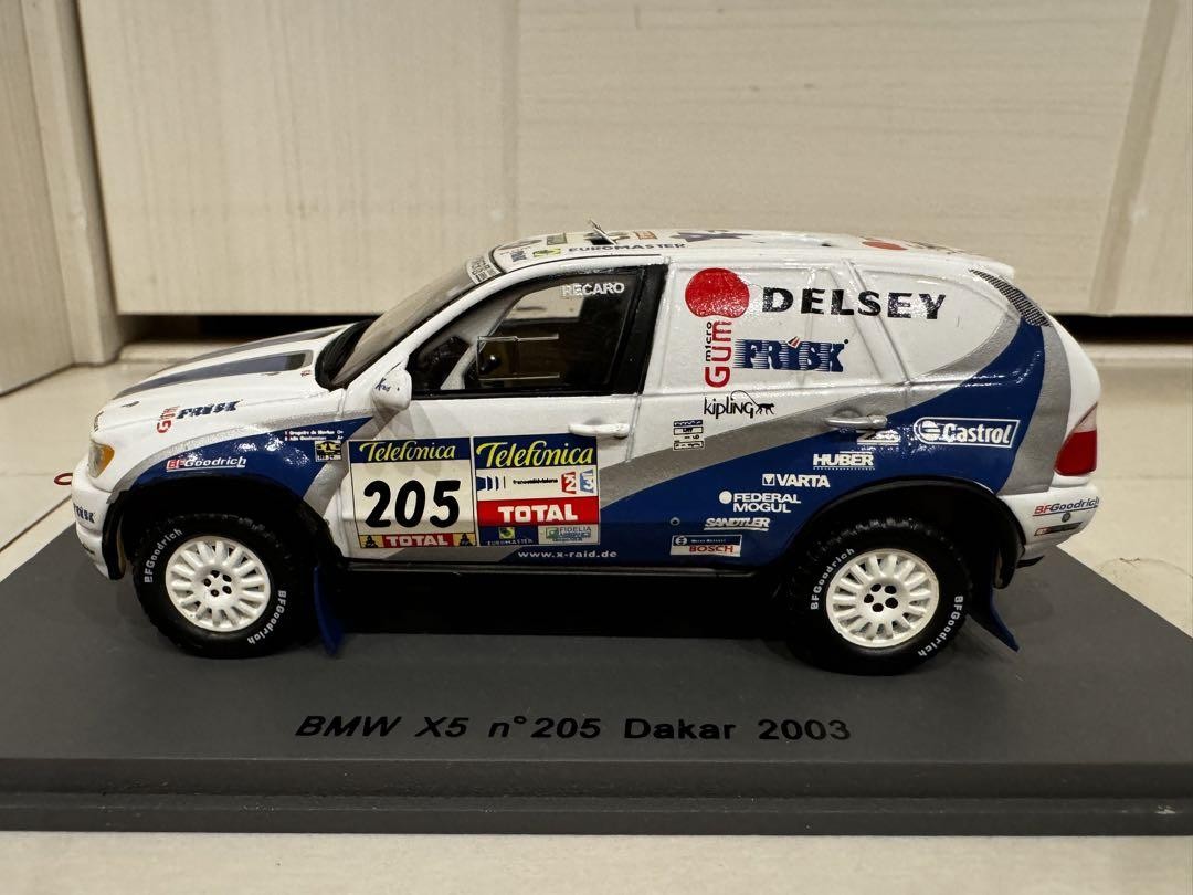 BMW X5 n°205 Dakar 2003 ミニカー Spark 1/43 Spark 1/43 BMW X5 N 205 Dakar 2003 Minicar | eBay