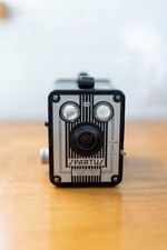 Spartus 120 Box Camera   Vintage 1940s Art Deco Design   Untested   Sold As-Is