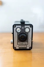 Spartus 120 Box Camera – Vintage 1940s Art Deco Design – Untested – Sold As-Is