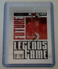 2020-21 Panini Hoops Future Legends Of The Game Deandre Ayton 093/199 Suns #12