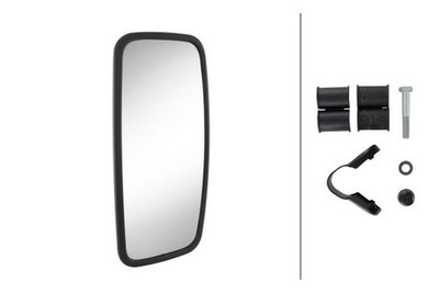 Außenspiegel HELLA 8SB 501 081-031 für MERCEDES CLAAS ARION NG Kunststoffgehäuse