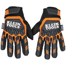 Klein Tools Heavy Duty Touchscreen Gloves Large TPR Protection and Grip