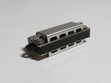 VINTAGE MINI 4 HOLE DIATONIC HARMONICA - MADE IN GERMANY