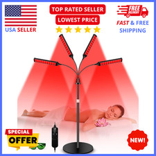 Red Light Therapy Lamp 4 Head  Viconor Infrared for Face, Body, Pain Relief