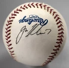 Joe Mauer Signed Official Major League Baseball Autograph Signature Twins