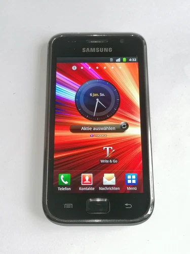 Smartphone Samsung Galaxy S Plus GT-I9001 Schwarz 8 Gb TOP #6098 - Bild 1 von 10