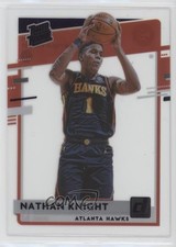 2020-21 Panini Clearly Donruss Rated Rookie Purple Nathan Knight #91 0wp8