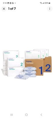 Baby Wipes + Diapers Kit Size 1 99 Count & 2 186 4 Pack Hypoallergenic Coterie