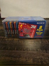 Sony 8 Pack 74 Min Blank Color MiniDiscs Factory sealed