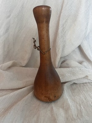 Antique Vintage Primitive Wooden MASHER PESTLE Rustic Country Farmhouse 10 