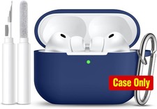 AirPods Pro 3 Case 2025, Shockproof Silicone Cover with Cleaner Kit  Keychain