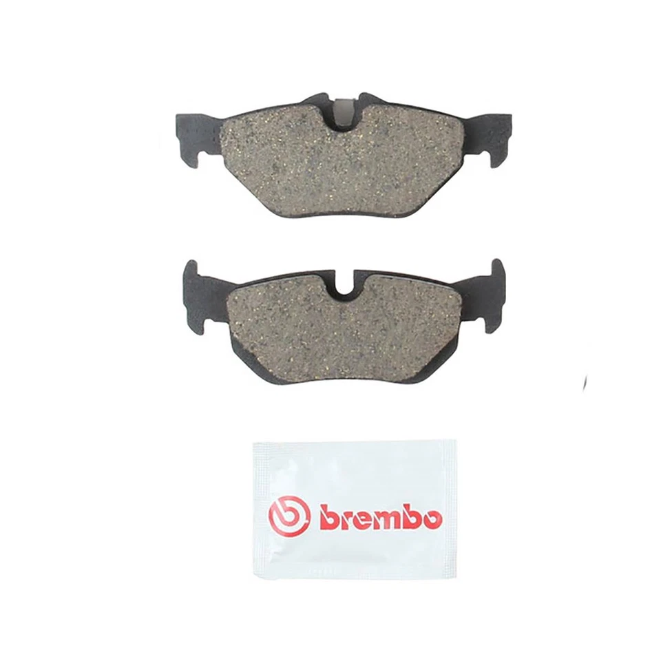Se adapta a BMW 325xi 2006 rotores de freno traseros y pastillas de freno de cerámica - Brembo Premium OE Foto 2 de 4