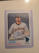 2022 Topps Heritage Minor League RC - #ROA-CN Real One Autographs Connor Norby