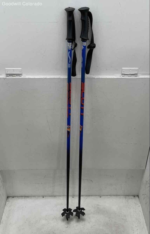 Scott 120cm 40" Blue Ski Poles