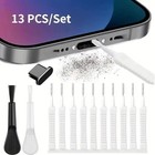 Cleaner Kit Mobile Phone Cleaning Kit Charging Port Dust Plug Cleaner Brush 13Pc