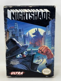NES Nintendo - Nightshade - CIB Complete in Box - Tested (Ultra, 1992)