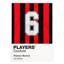 Franco Baresi 6 Football Shirt Frame Players Couture Mens T-Shirt