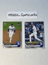 Freddie Freeman SP 2025 Topps Now #WS-5SP IMAGE VARIATION & Base #WS-5 Dodgers