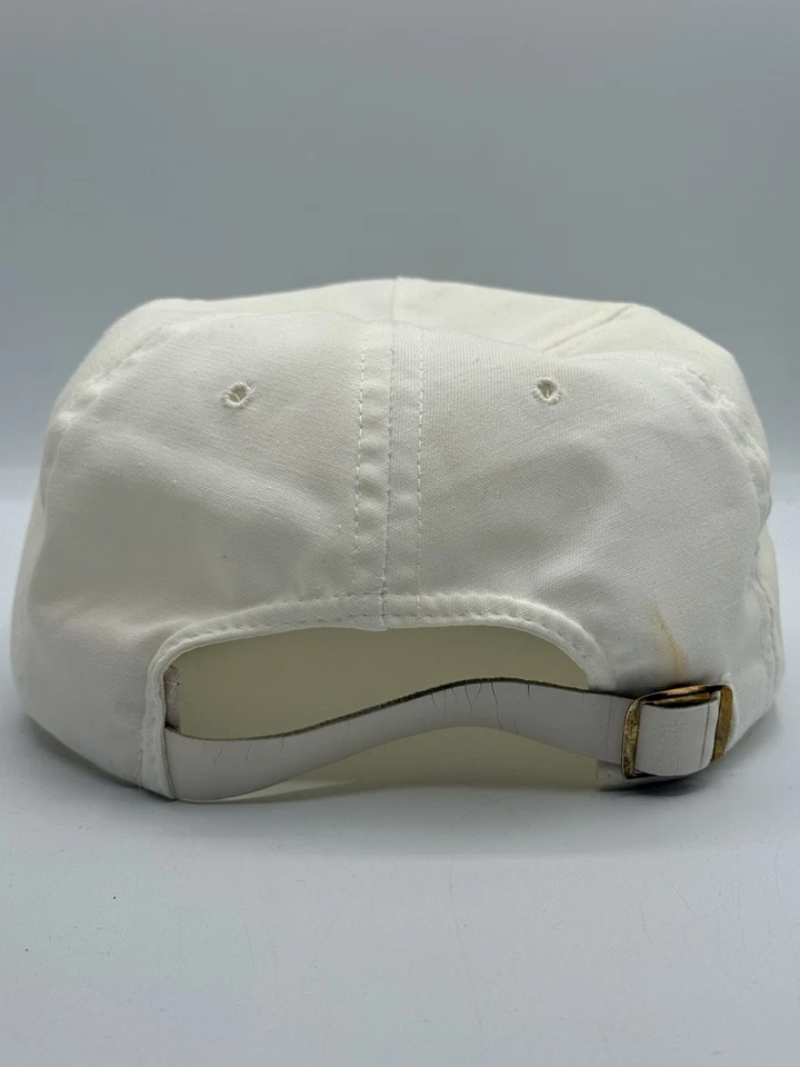 Sombrero de cuerda vintage 1992 US Open Pebble Beach CA Estados Unidos golf blanco Foto 4 de 4