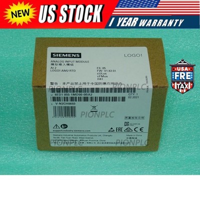 New Siemens 6ED1055-1MD00-0BA2 6ED10551MD000BA2 LOGO! AM2 RTD expansion