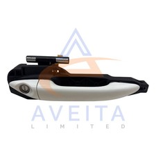 Hyundai i10 2019 MK2 Polar White Door Handle Exterior Front Right 82661B9011