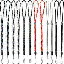 Hand Wrist Strap Lanyard 12-Pack Adjustable Colorful Nylon Straps for Camera