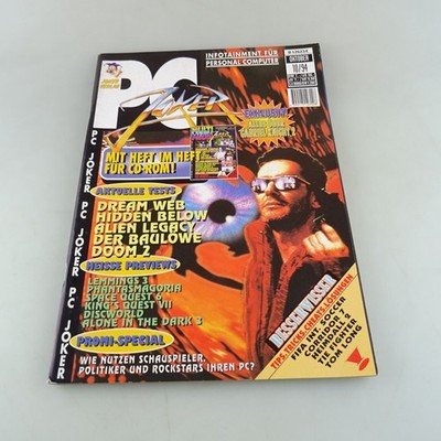PC Joker 10/94 1994 IBM PC Computer-Game Magazin 32- 16-bit Classic + Poster