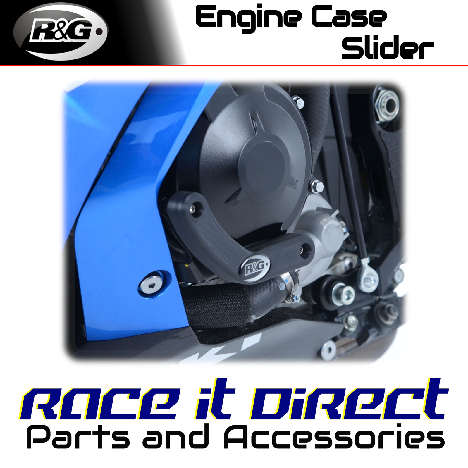 R&G - ECS0117BK - Engine Case Sliders