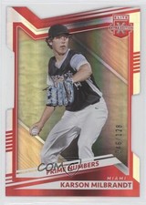 2022 Elite Extra Edition Prime Numbers B Die-Cut /128 Karson Milbrandt #85 0j8f