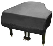 Grand Piano Cover - fits 5'10" Kawai Grand Pianos - Black Vinyl  Same Day Ship