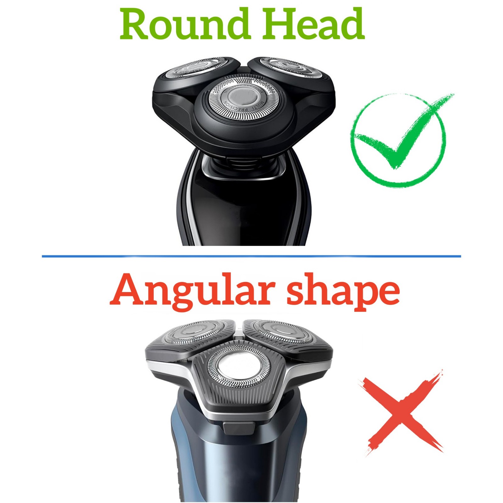SH60/72 Replacement Shaver Head For Philips Norelco Series S6000 S6880/81 S6840