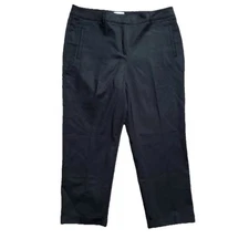 Chicos Women’s Black Cropped So Slimming Pants Size 1