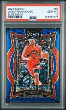 2024 PANINI SELECT BLUE DISCO #87 JONATHAN MOGBO 3/25 PSA 10