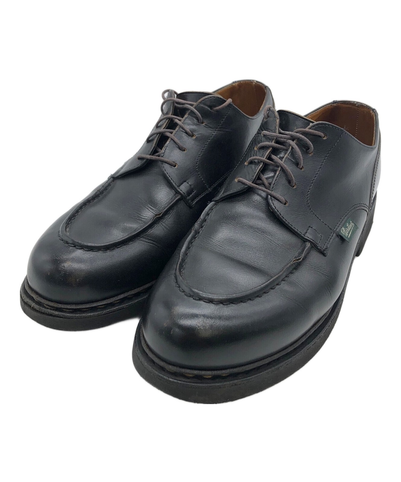 PARABOOT 26256 Men's Lace-Up Boots, Black, Made in France, Size UK 7.5