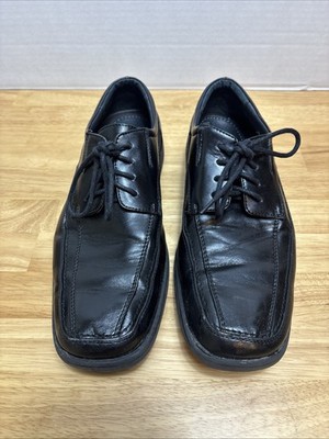 Thom McAn Signature Men s Leather Black Dress Shoe Size 9 M Lace Tie Kale