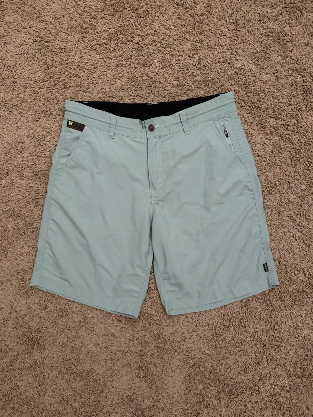 Howler Bros Shorts Men 34 Blue Horizon Hybrid Relaxed Fit Ripstop Hiking Outdoor