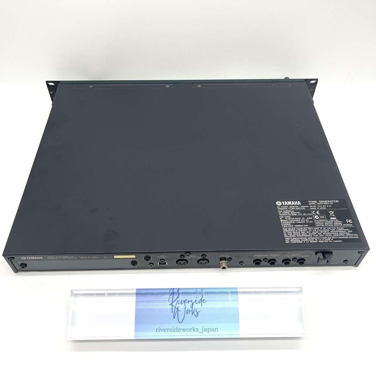 Yamaha MOTIF RACK XS Tone Generator Module w/ 100-240V Power