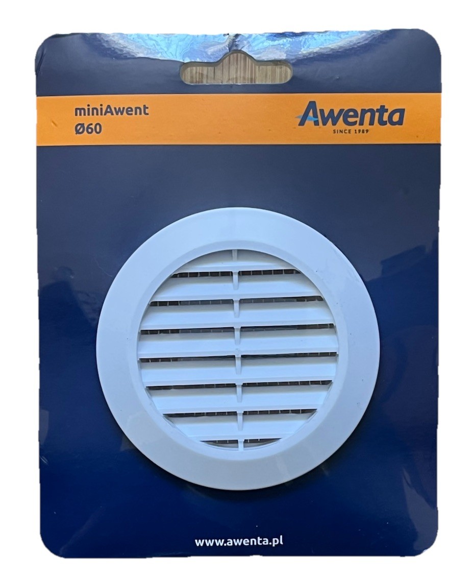 Ventilation Grille Diameter 60 mm Round White Insect Net Exhaust Air Grille Supply Air Exhaust Air Grille Ventilation T74 - Image 4